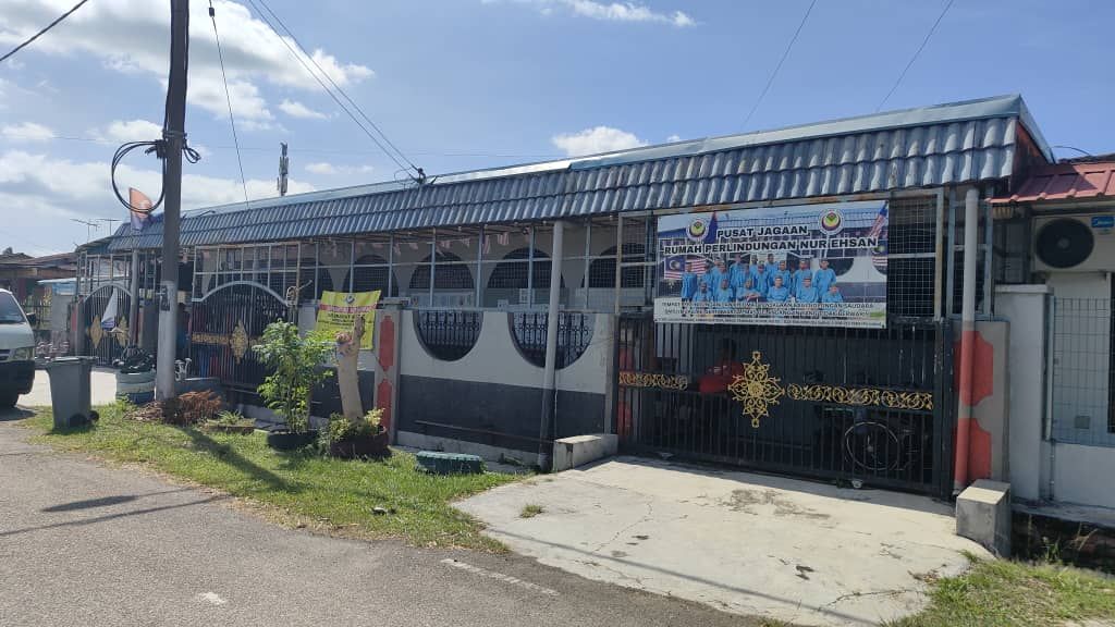 Bangunan Rumah Perlindungan Nur Ehsan di Taman Sentosa, Tangkak